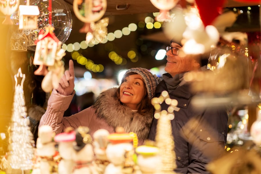 Christmas Shopping and Lights - Image by Ground Picture