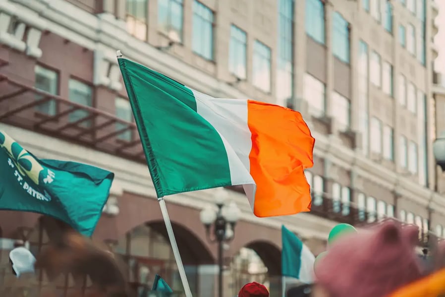 National Flag of Ireland - Image by s8