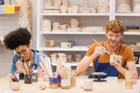 Couple Pottery Painting - Image by LightField Studios